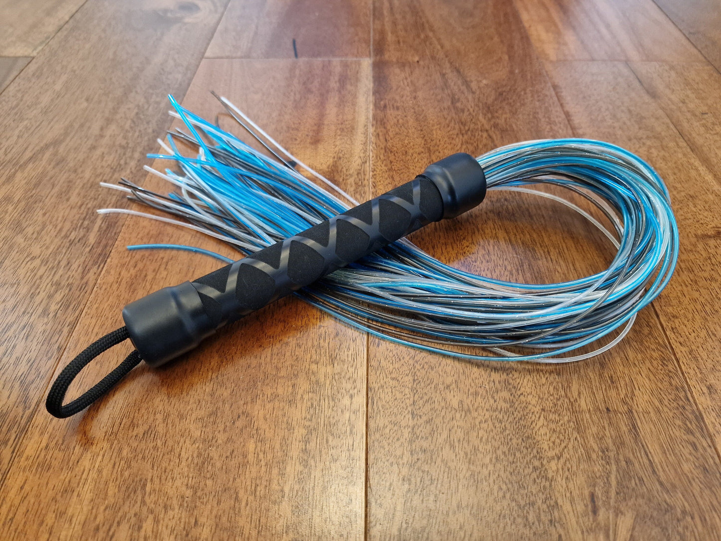 Colour Mix PVC Flogger – Lightweight, Mature BDSM Gear, Handmade UK