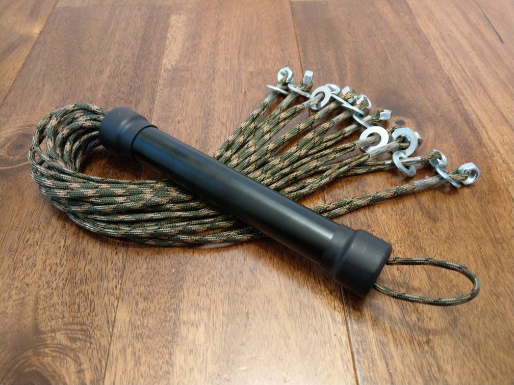 Nuts and Washers Paddle - Paracord Loops - Handmade UK
