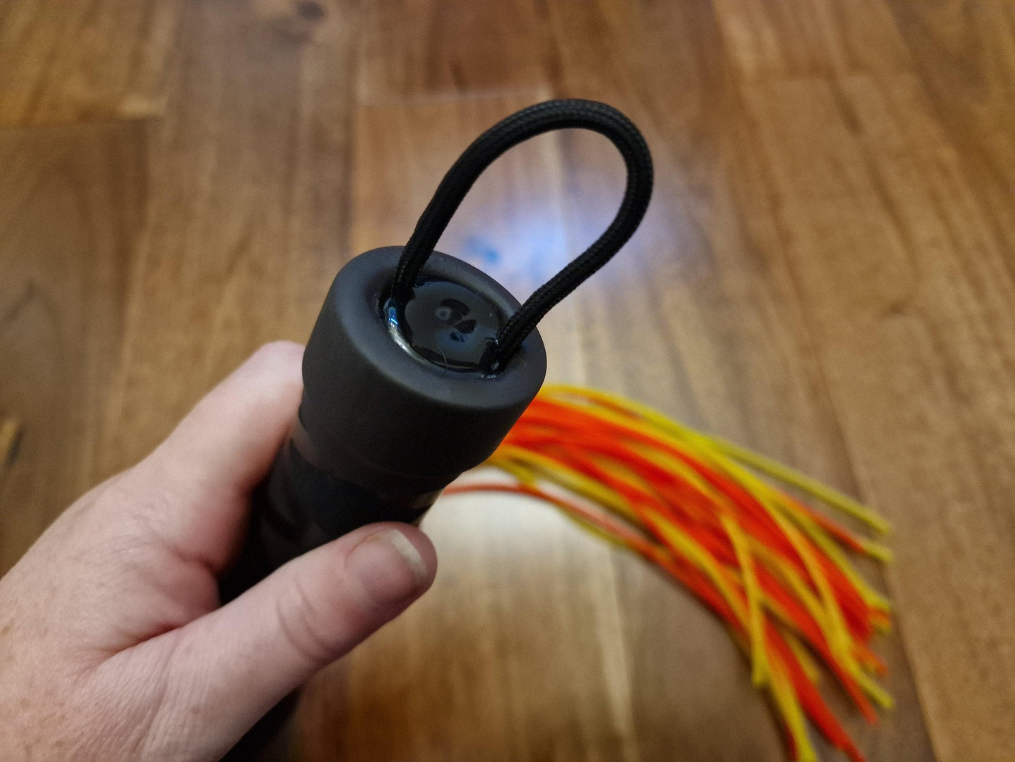 Silicone Vegan Flogger - Handmade in the UK with 3 mm Falls
