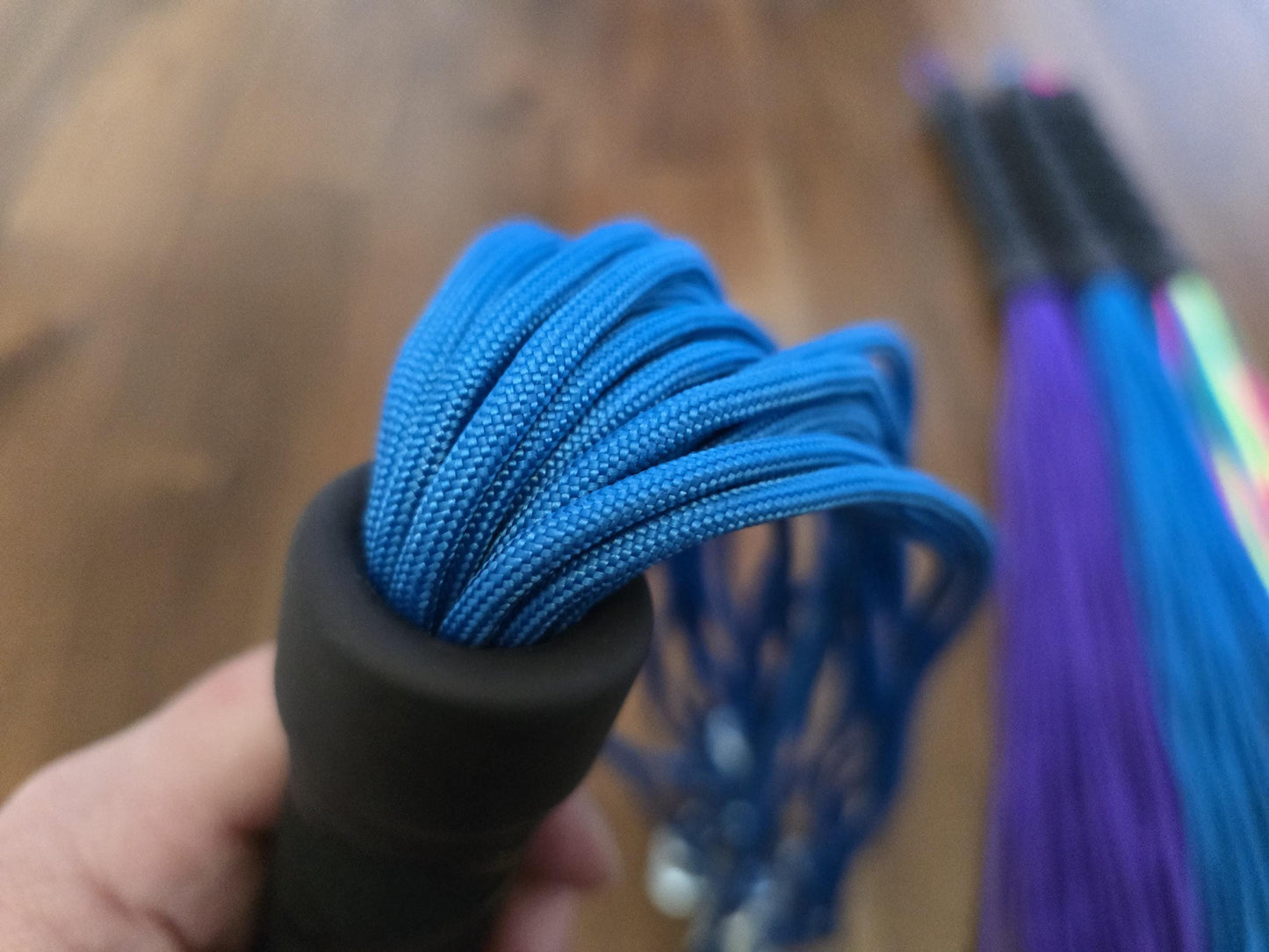 Chrome Disc Paracord Paddle – Multiple Variants, Handmade UK