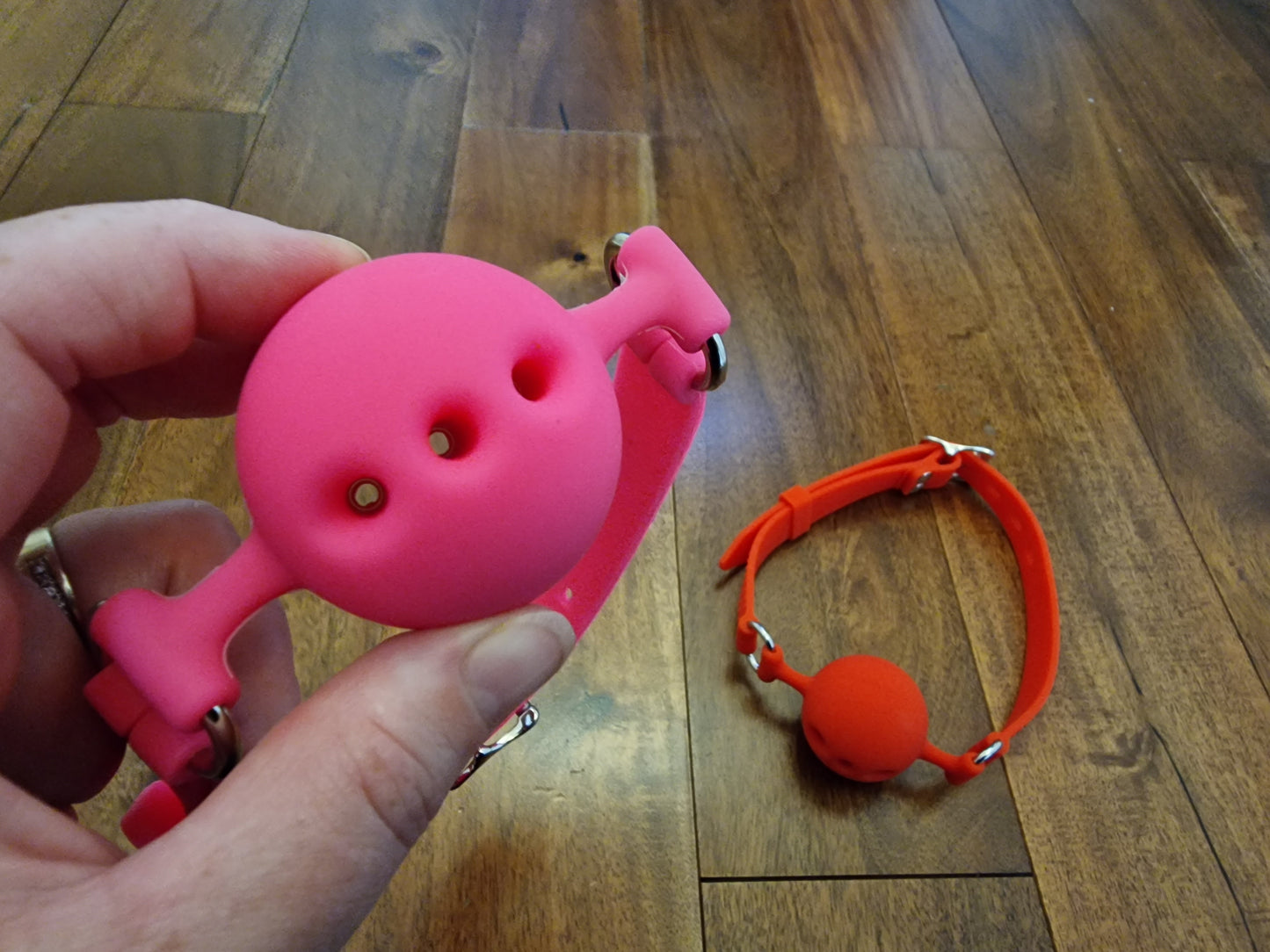 Mouth Ball Gag – Food Grade Silicone, Bondage Restraint, Vegan Friendly, UK Seller