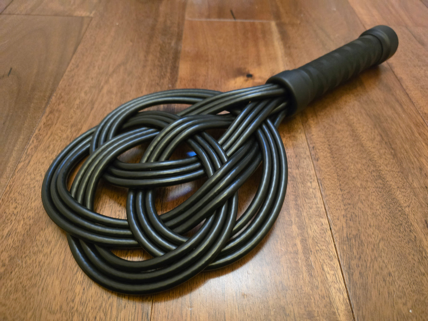 Black Celtic Knot Rug Beater – Impact Play, Handmade UK, Vegan