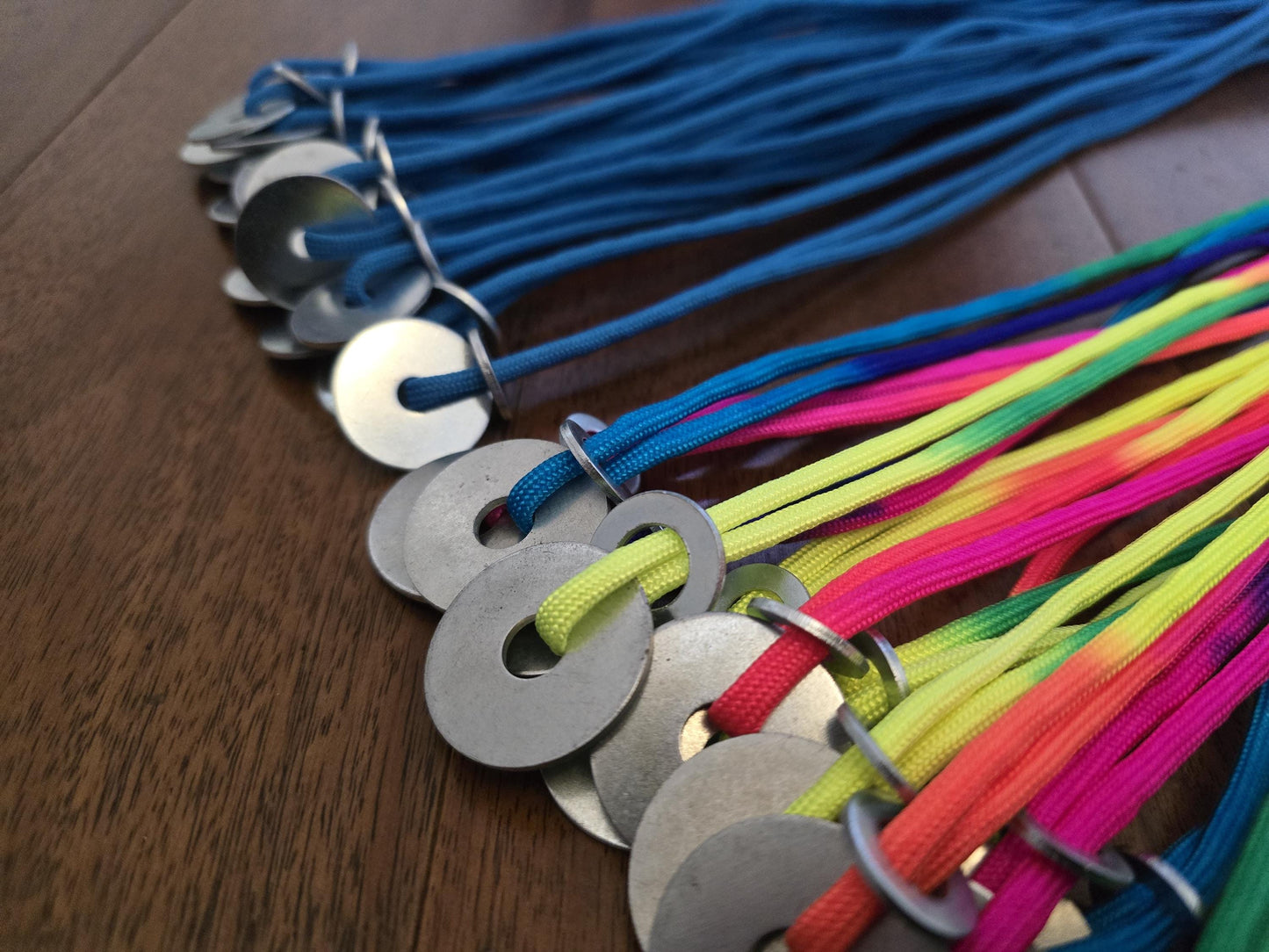 Chrome Disc Paracord Paddle – Multiple Variants, Handmade UK