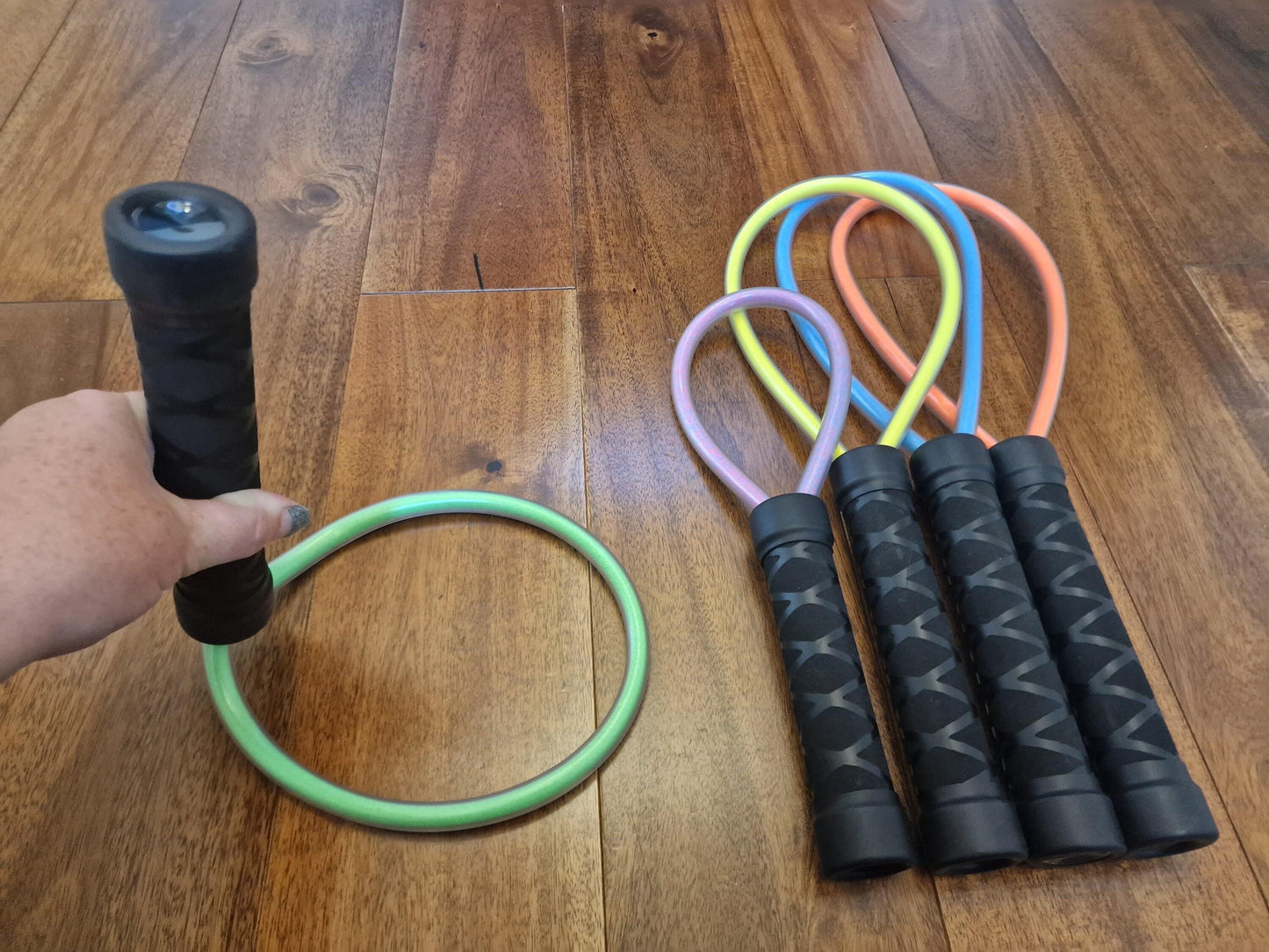 Fluorescent UV Loop Paddle / Rug Beater – handmade UK