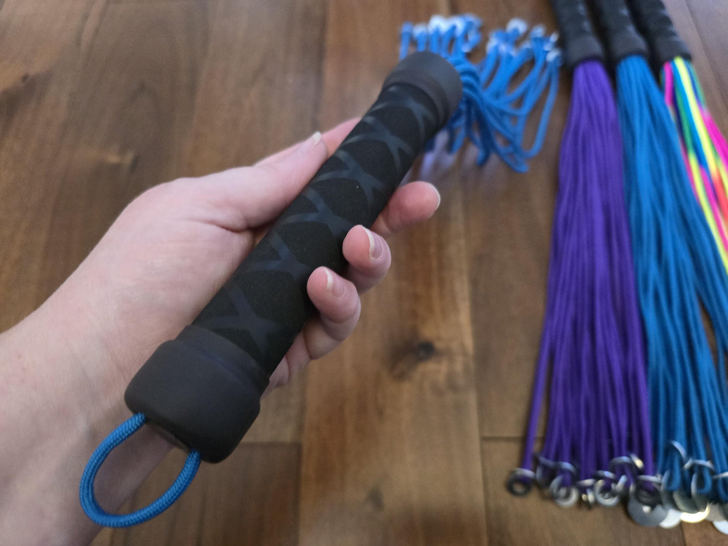 Chrome Disc Paracord Paddle – Multiple Variants, Handmade UK