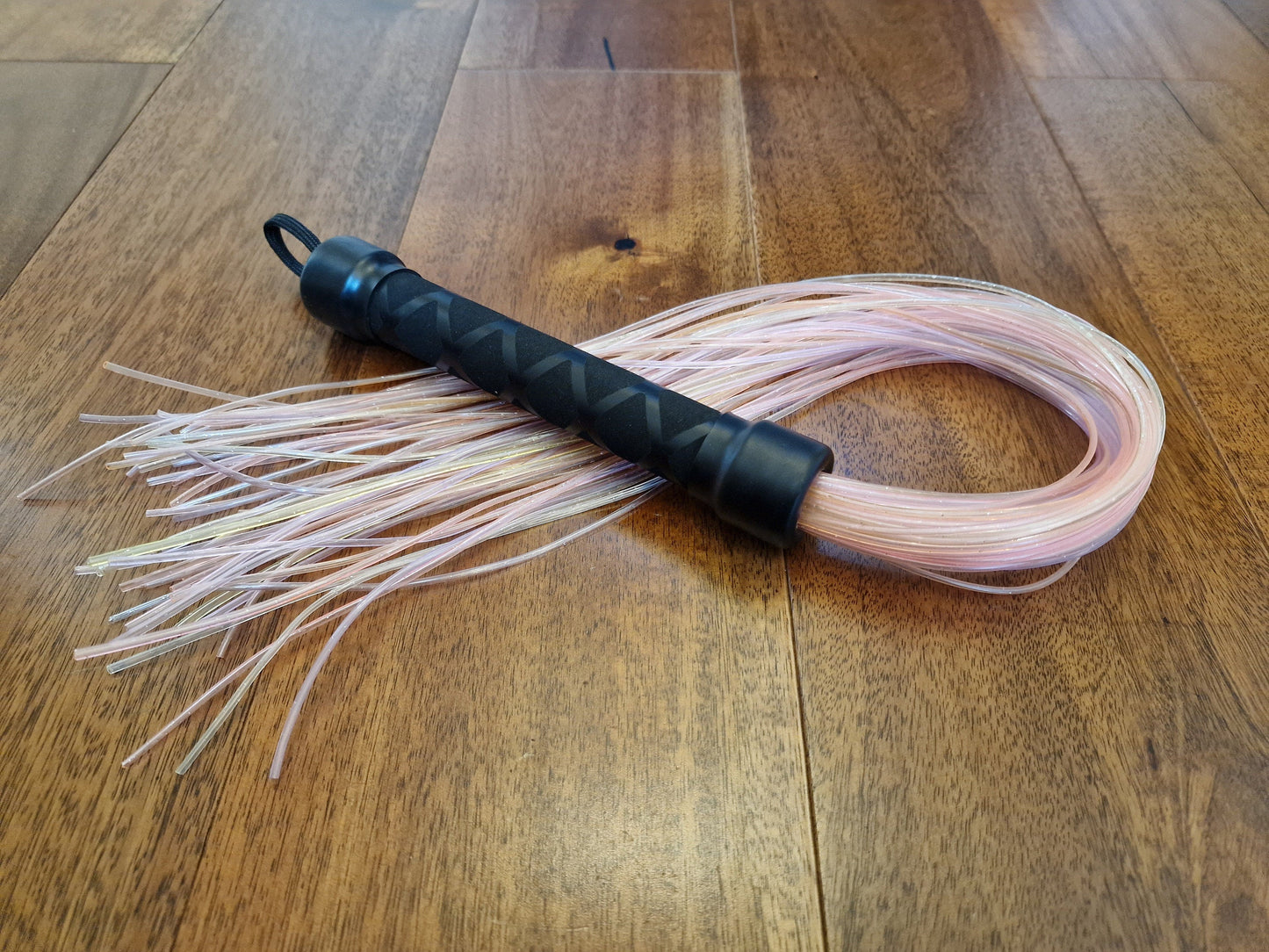 Colour Mix PVC Flogger – Lightweight, Mature BDSM Gear, Handmade UK
