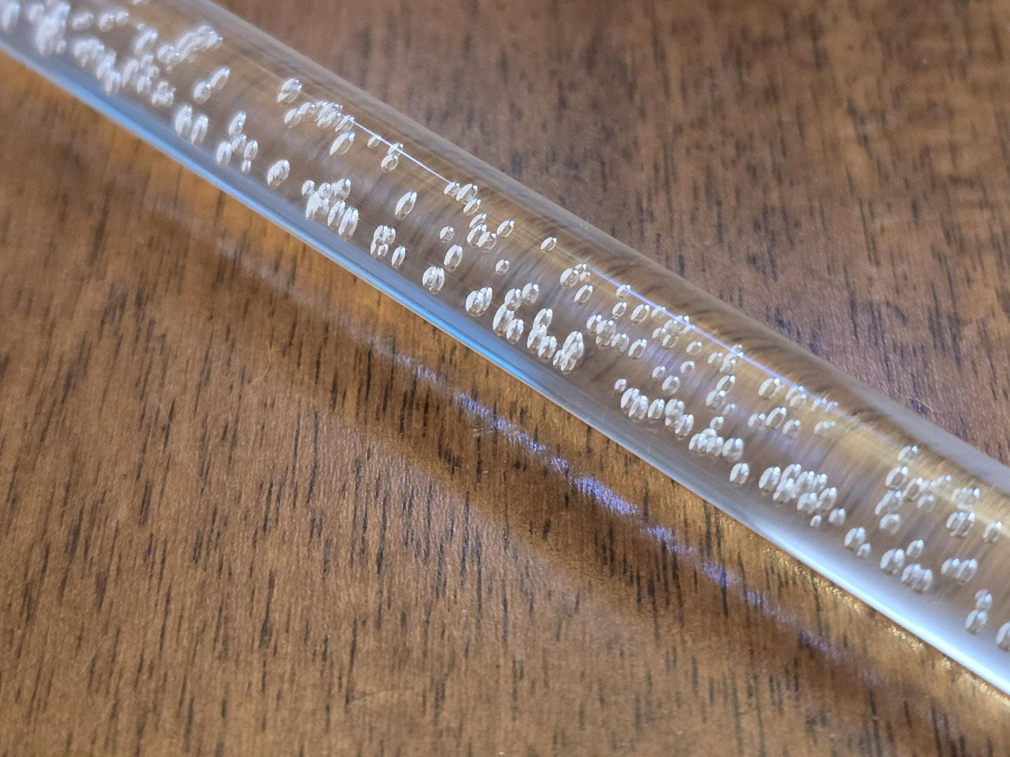 Clear Acrylic Bubble Cane