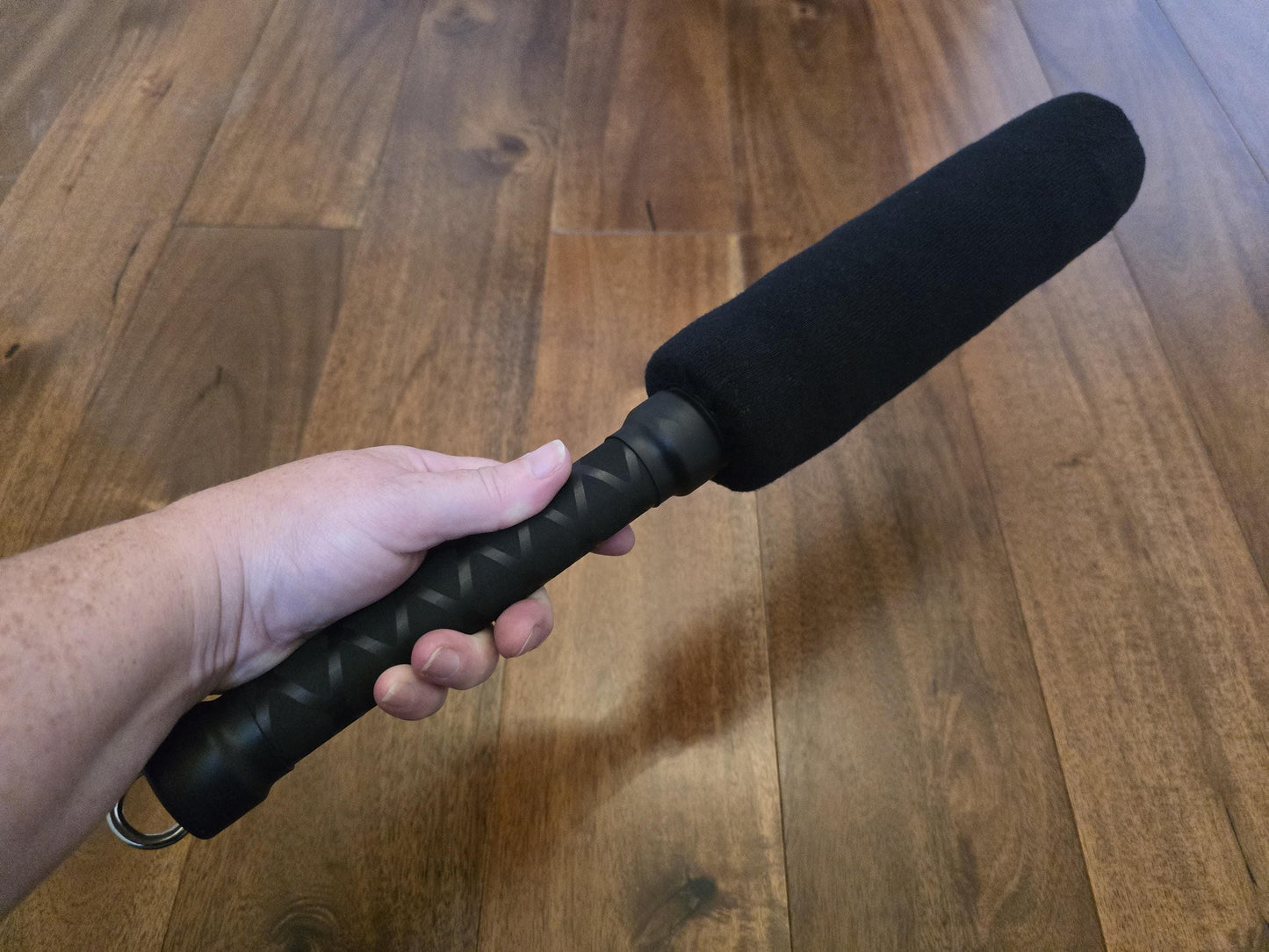 Black Plush Thumper Paddle