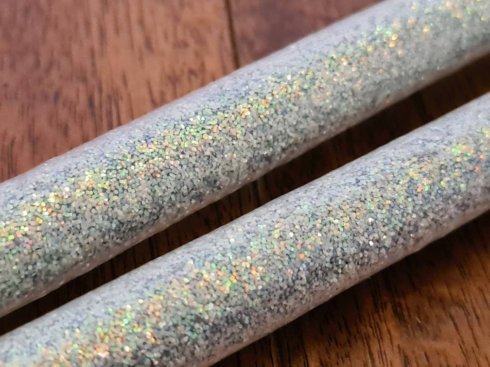 UV Reactive Glitter Cane - Mature Gear, Handmade UK Seller