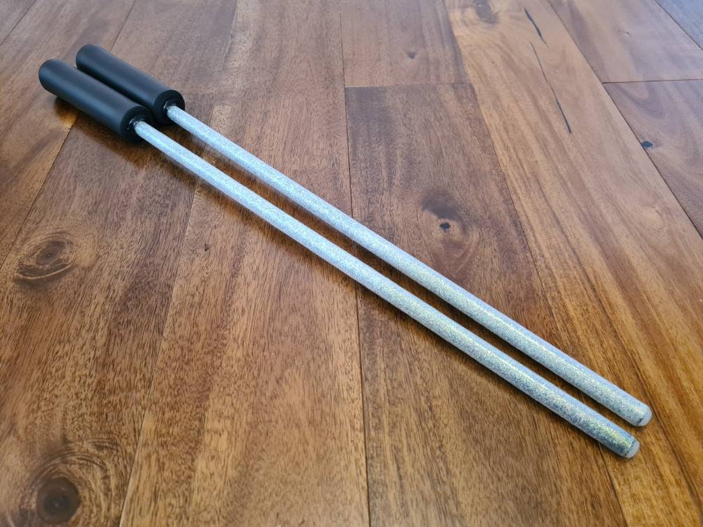UV Reactive Glitter Cane - Mature Gear, Handmade UK Seller