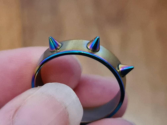 Spiky Gothic Rings (3-Spike) – Alternative Jewellery (UK Seller)