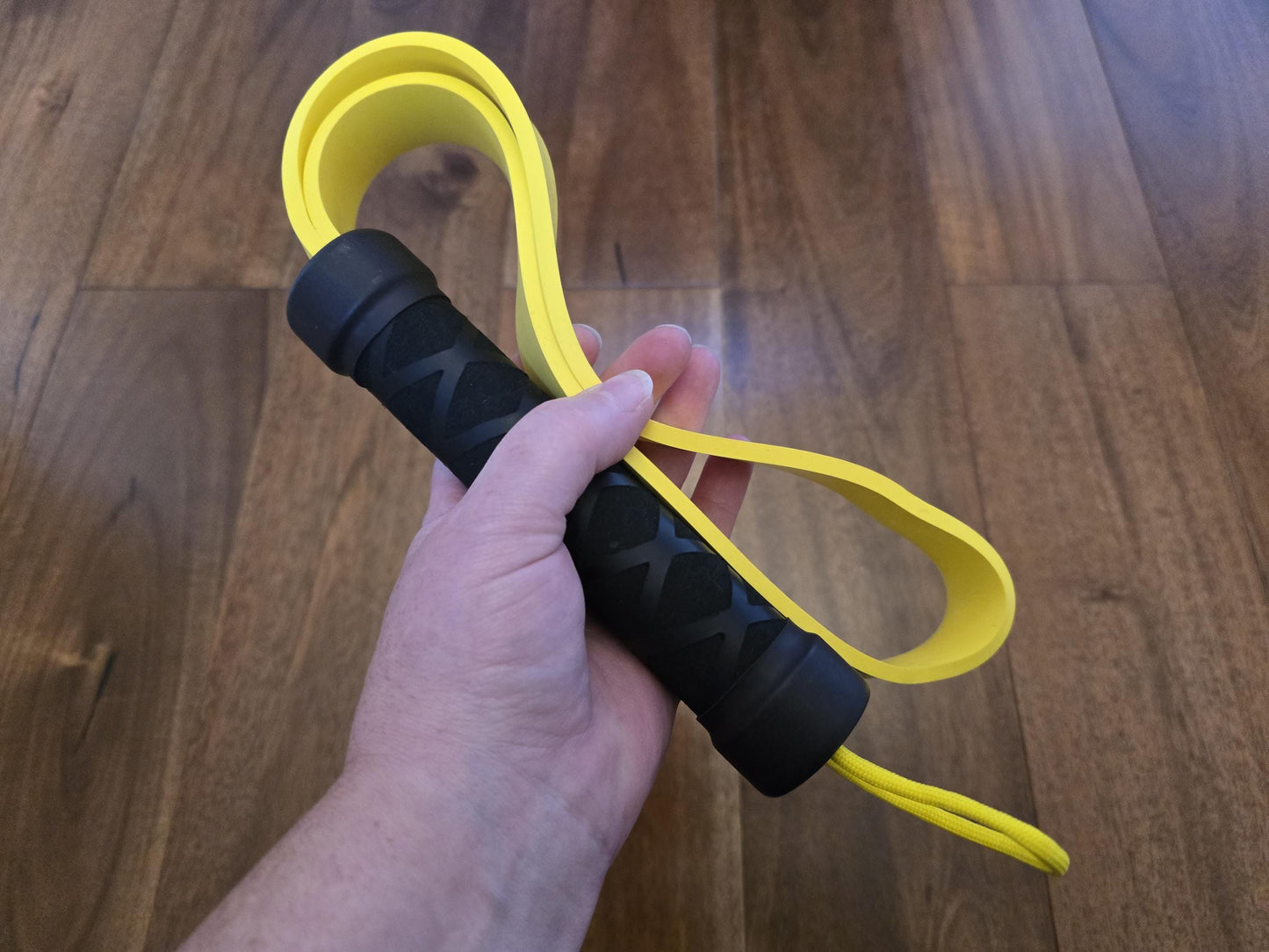 Yellow & Black Rubber Paddle Loop - Prefect for impact play