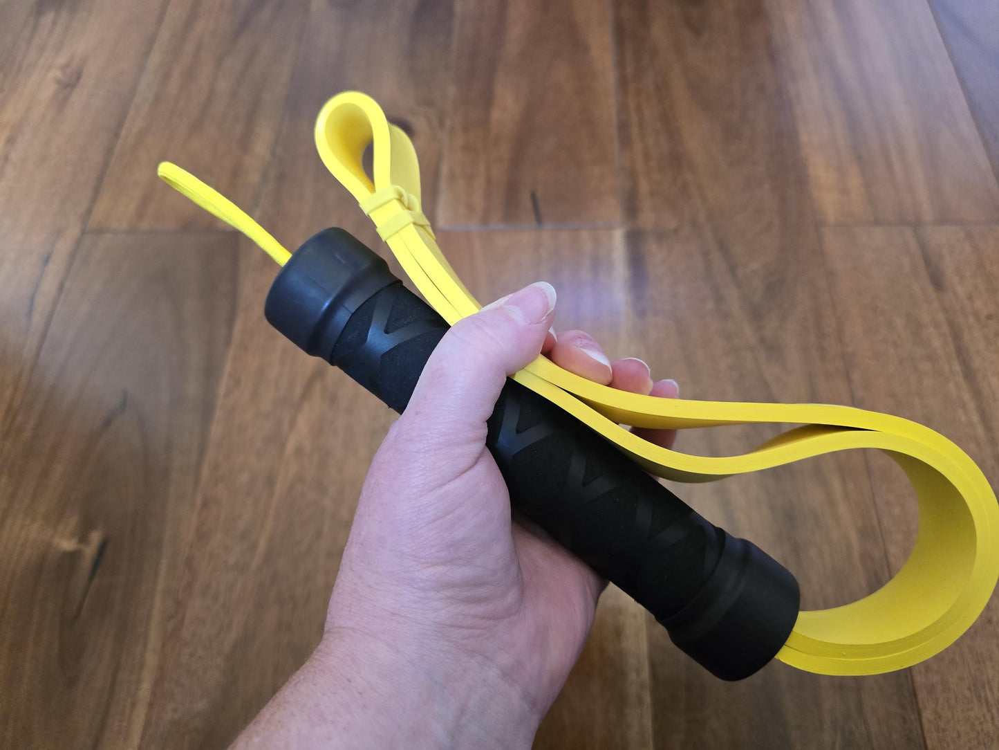 Yellow & Black Rubber Paddle Loop - Prefect for impact play
