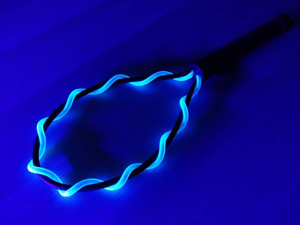 UV Reactive Twist Loop Paddle – Mature BDSM Gear, Handmade UK
