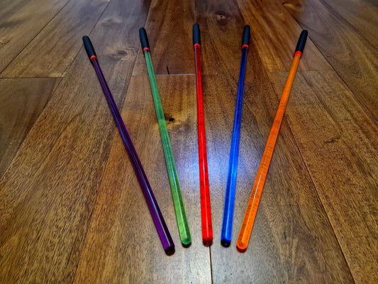 Translucent Acrylic Cane (55 cm) – 5 Colours, Mature, UK Seller