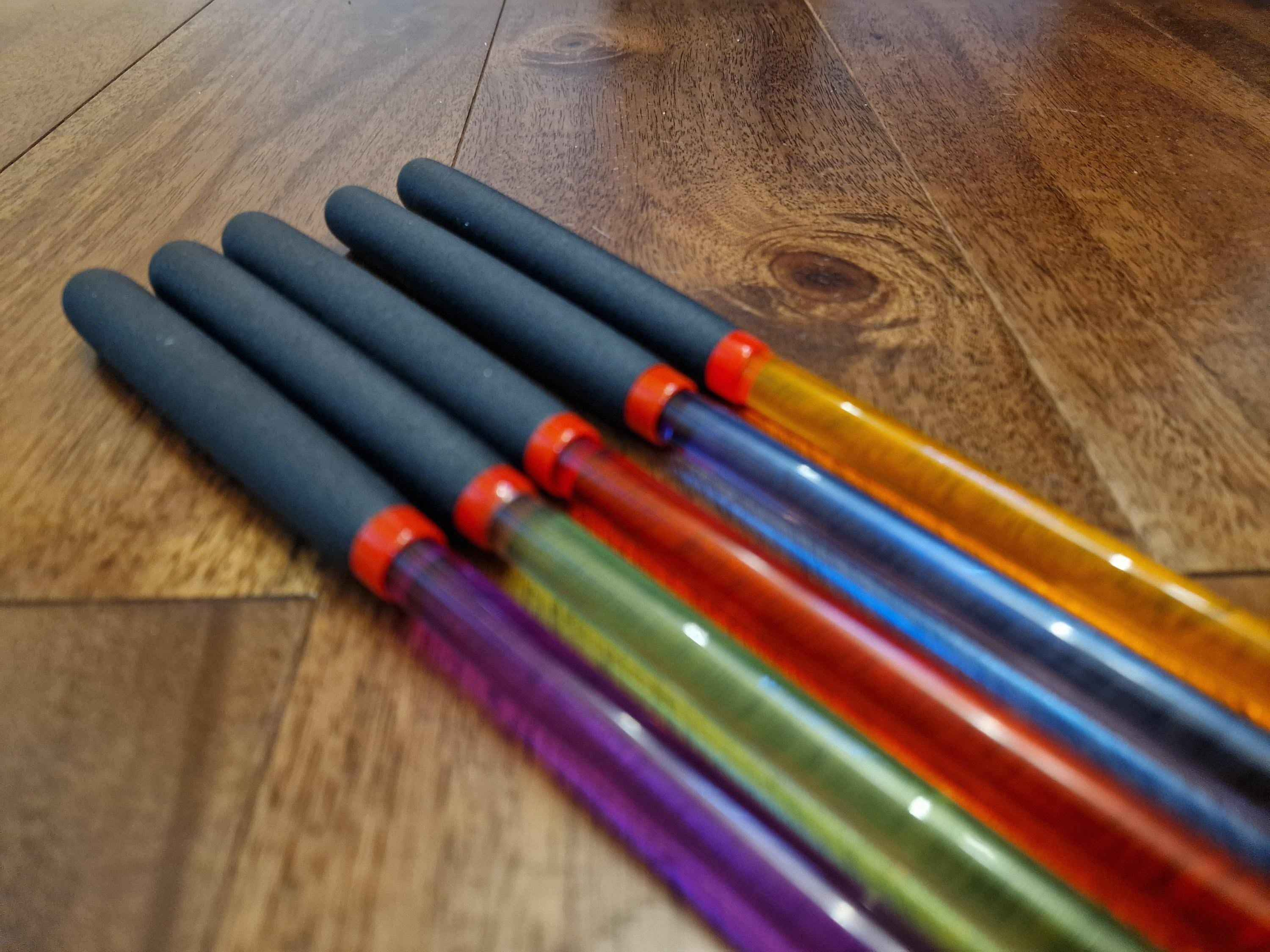 Translucent acrylic spanking cane, mature BDSM fetish gear, vegan friendly kink, UK seller