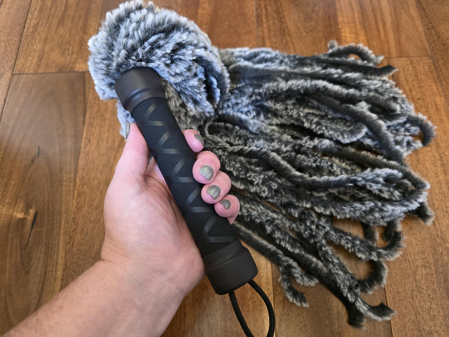 Soft sensation play flogger, mature BDSM gear, vegan friendly, UK seller