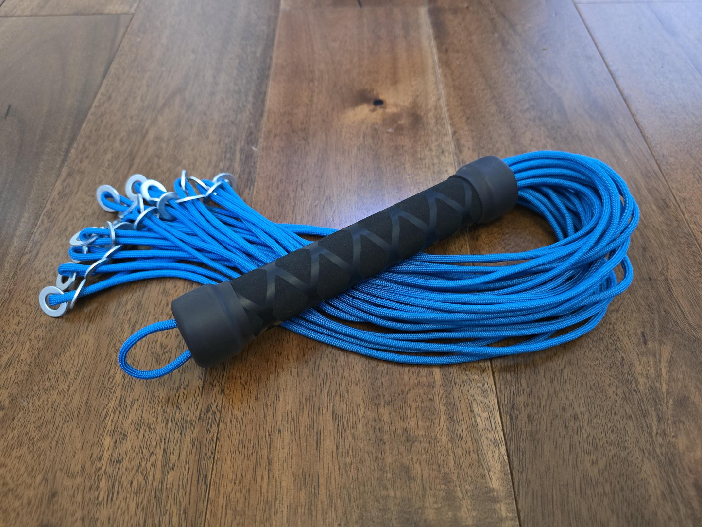 Chrome Disc Paracord Paddle – Multiple Variants, Handmade UK