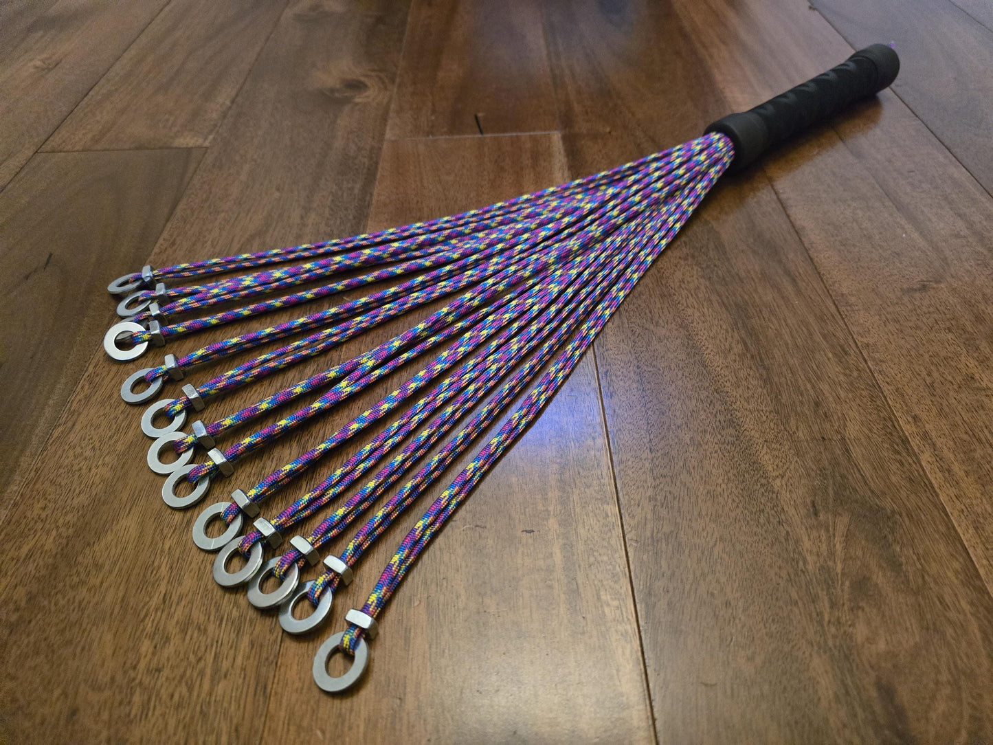 Nuts and Washers Paddle - Paracord Loops - Handmade UK