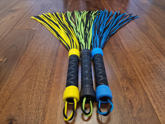 Paracord Flogger Metal Handle - Handmade in the UK
