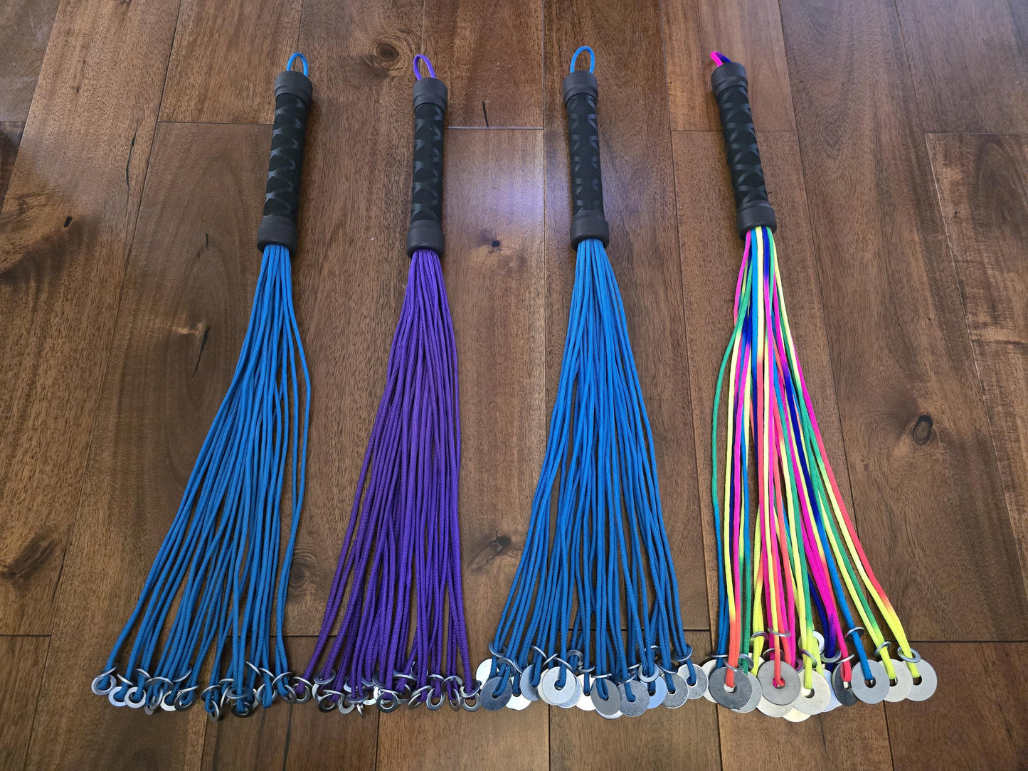 Chrome Disc Paracord Paddle – Multiple Variants, Handmade UK