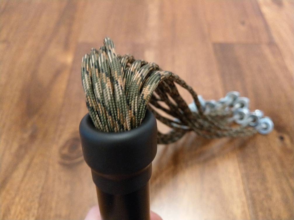 Nuts and Washers Paddle - Paracord Loops - Handmade UK