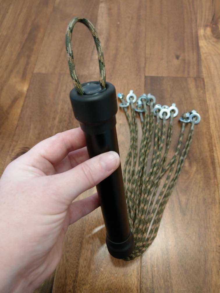 Nuts and Washers Paddle - Paracord Loops - Handmade UK