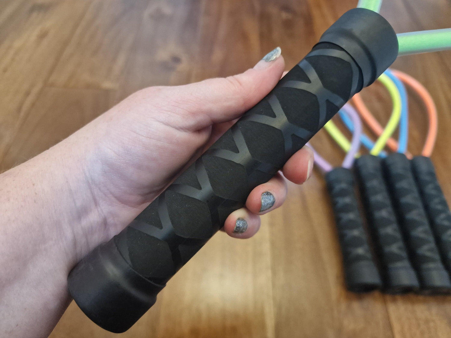 Fluorescent UV Loop Paddle / Rug Beater – handmade UK