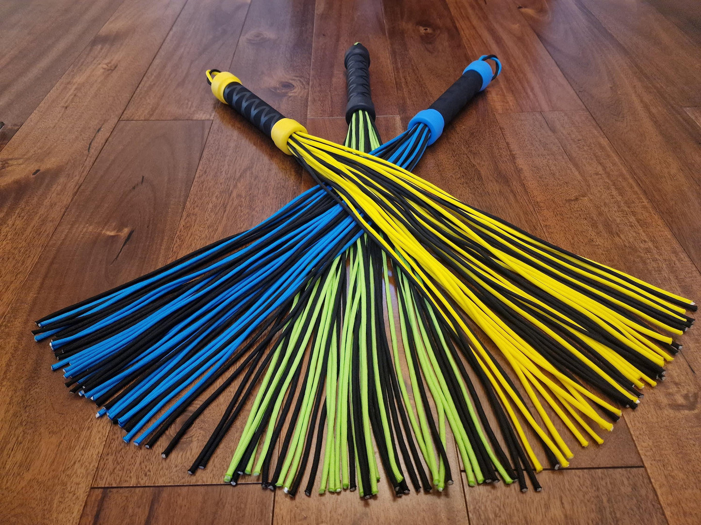 Paracord Flogger Metal Handle - Handmade in the UK